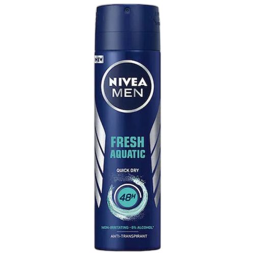 Nivea Men Fresh Aquatic Dezodor spray, 150 ml 