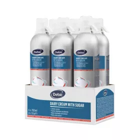   Debic Zucker-Schlagsahne-Spray 6x700 ml, (Eine Schrumpfflasche)