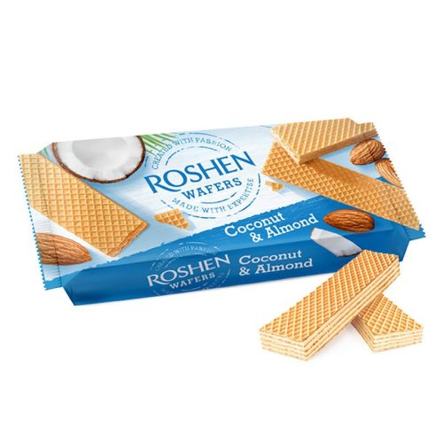 Roshen wafers Coconut & Almond, 216g