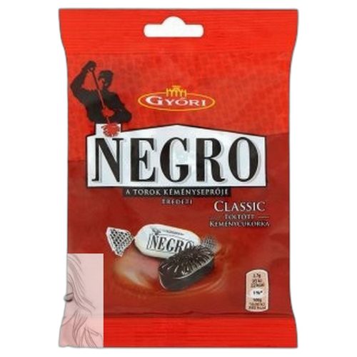 Győri Negro Classic Töltött Keménycukorka 79 G