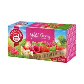   Teekanne Wildbeeren-Früchtetee mit Erdbeeren und Himbeeren 20 x 2 g