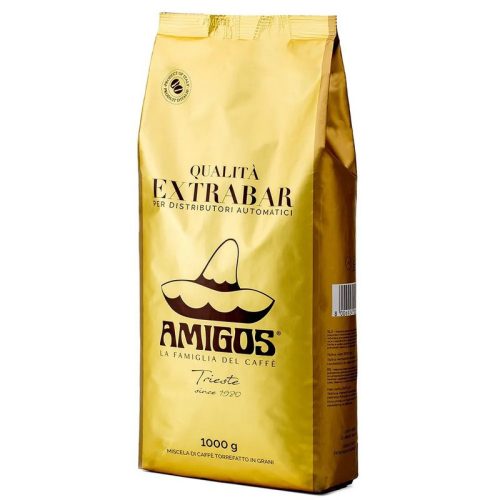 Amigos Caffé Extra Bar Robusta Szemes kávé 1Kg