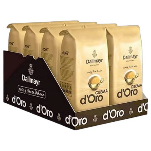 Dallmayr Crema d’Oro szemes kávé 8x1 Kg (Egy doboz)