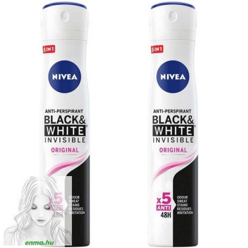 Nivea Black White Invisible Original deospray 150ml
