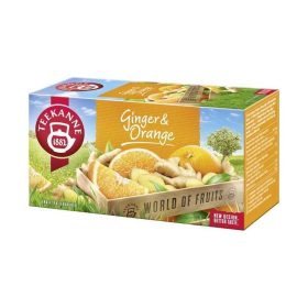   Teekanne Früchtetee mit Orangen- und Ingwergeschmack, 20 x 2,25 g