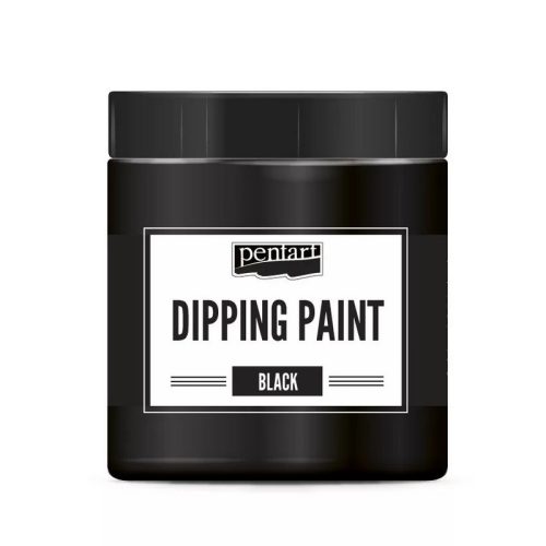 Pentart Dipping Paint - Mártófesték, fekete - 250 ml