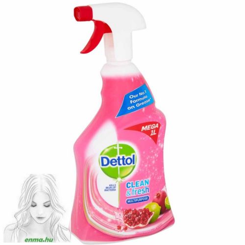 Dettol Clean & Fresh univerzális tisztító spray gránátalma 1L
