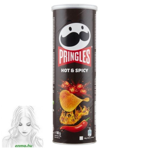 Pringles chips 165 g hot & spicey