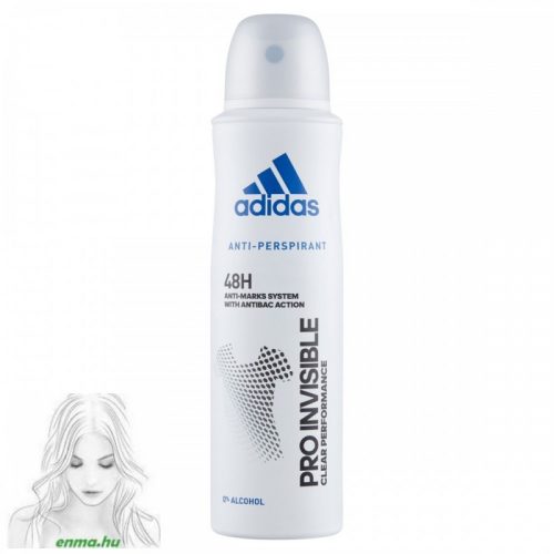 Adidas deodorant spray pro invisible női - 150 ml