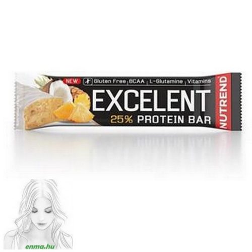 Nutrend excelent proteinszelet 85 g, kókuszos ananász