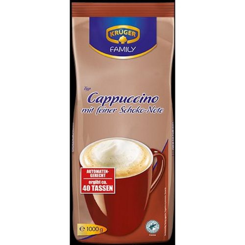 Kruger Cappuccino Schoko finom csokoládés jegyekkel 1Kg
