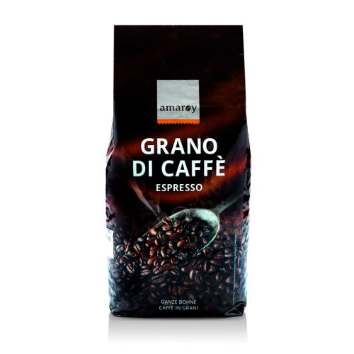 AMAROY Espresso Szemes kávé pörkölt 1Kg 