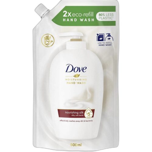 DOVE folyékony szappan 500 ml utántöltő Silk 