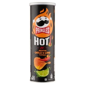   Pringles Hot Mexican chili és lime ízesítésű sós snack 160 g