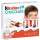 Kinder Milchschokoladenriegel gefüllt mit Milchcreme, 4 Stück 50 g