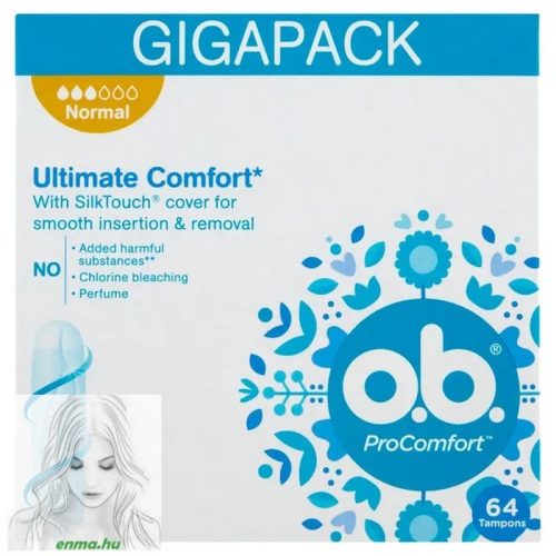  O.B. ProComfort tampon normál, 64 db/ csomag