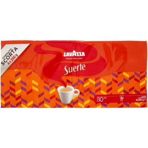 Lavazza Suerte gemahlener Kaffee, 4 x 250 g