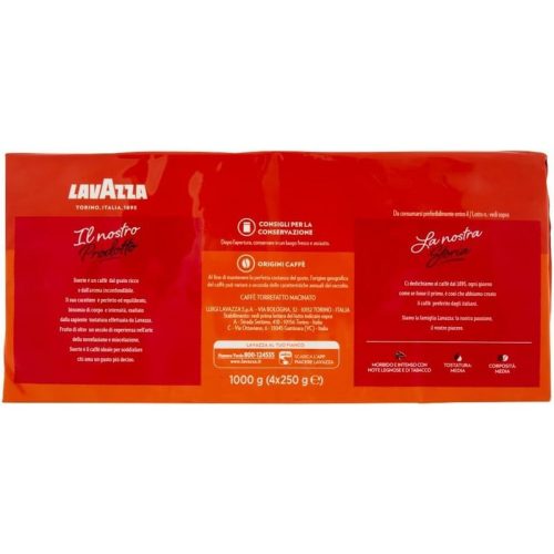 Lavazza Suerte gemahlener Kaffee, 4 x 250 g
