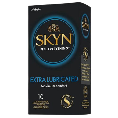 Lifestyles SKYN Extra Lubricated óvszer, 10 db-os