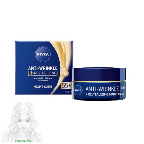 Nivea Anti Wrinkle 55+ éjszakai arckrém 50ml