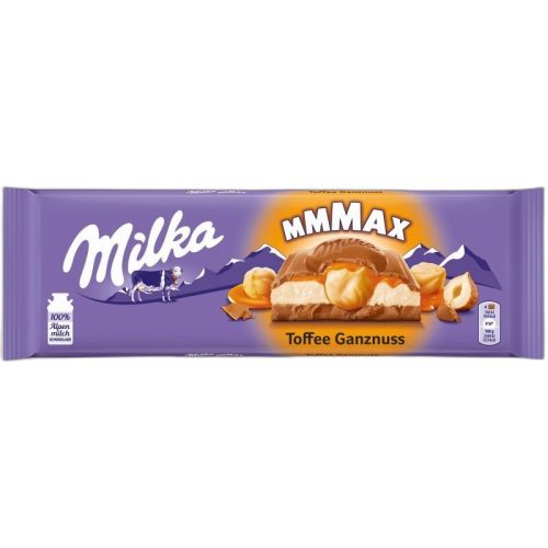 Milka Toffee Egészmogyorós csokoládé, 300 g 