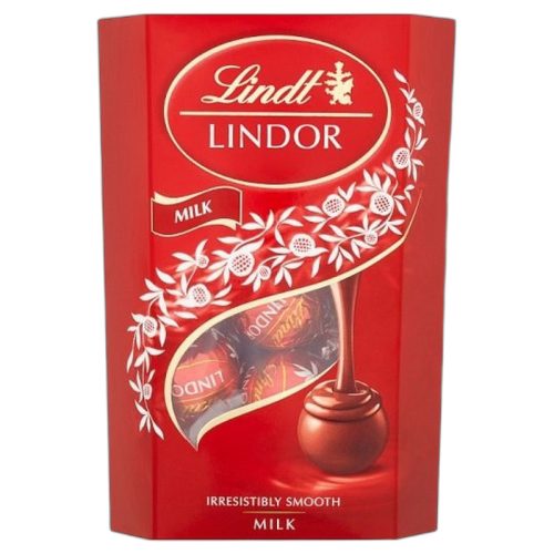 Lindt Lindor Milk tejcsokoládés praliné golyó 200g