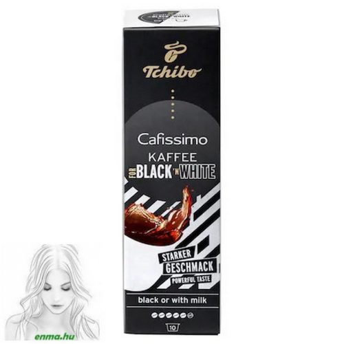 Tchibo Cafissimo Coffee For Black'n White kávékapszula, 10 db, 75 g