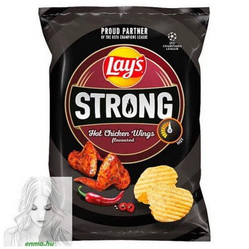 Lay's Strong burgonyachips csípős húsos jellegű ízesítéssel 65 g