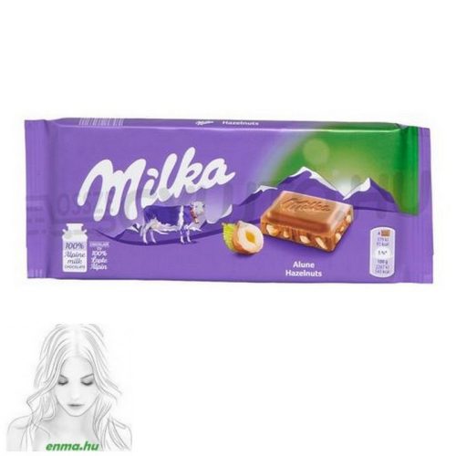 Milka Tört Mogyorós tejcsokoládé 100g
