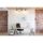 Üzenőtábla, mágneses, 60x40 cm, fehér fa keret,  VICTORIA VISUAL, "Világtérkép"