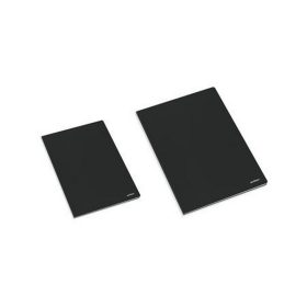   Füzet, tűzött, A4, vonalas, 80 lap, AMBAR "Classic", fekete