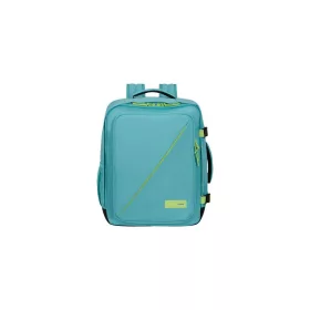   Hátizsák, kabin méret, 38l, M-es, AMERICAN TOURISTER "Take2Cabin", türkiz/lime