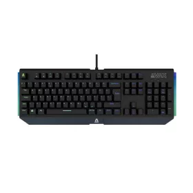   Billentyűzet, vezetékes, HUN, gaming, alumínium, AVAX "FS01", fekete