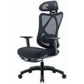   Irodai forgószék, szövetborítás, állítható dőlésszögű fejtámla, lábtartó, "Cope", fekete