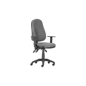   Irodai forgószék, szövetborítás, fekete lábkereszt, karfával "Xenia LX ", szürke