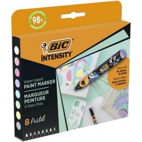  Dekormarker készlet, 1,5 - 2,3 mm, BIC, 8 különböző pasztell szín