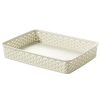   Rattan hatású kosár, A4, törtfehér, CURVER "My Style"