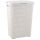 Rattan hatású szennyestartó, 60l, CURVER, törtfehér