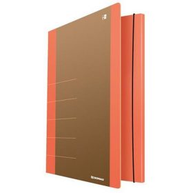   Gumis mappa, karton, A4, DONAU "Life", neon narancssárga