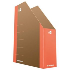   Iratpapucs, karton, 80 mm, DONAU "Life", neon narancssárga