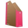   Iratpapucs, karton, 80 mm, DONAU "Life", neon rózsaszín