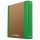 Gyűrűs könyv, 2 gyűrű, D alakú, 50 mm, A4, karton, DONAU "Life", neon zöld