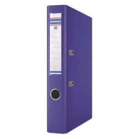   Iratrendező, 50 mm, A4, PP/karton, DONAU "Szivárvány", kék