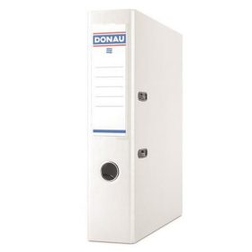   Iratrendező, 75 mm, A4, PP/karton, DONAU "Szivárvány", fehér