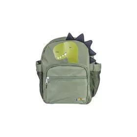   Hátizsák, ovis, 3 rekeszes, "Gimboo", dinoszaurusz, zöld