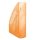 Iratpapucs, műanyag, 70 mm, DONAU, áttetsző narancs