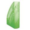 Iratpapucs, műanyag, 70 mm, DONAU, áttetsző zöld