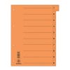 Regiszter, karton, A4, mikroperforált, DONAU, narancssárga