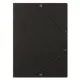 Gumis mappa, prespán, A4, DONAU "Premium", fekete