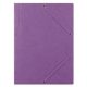 Gumis mappa, prespán, A4, DONAU "Premium", lila